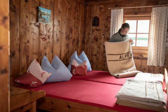 Helle Lager und Zimmer © Foto Sissi Richter