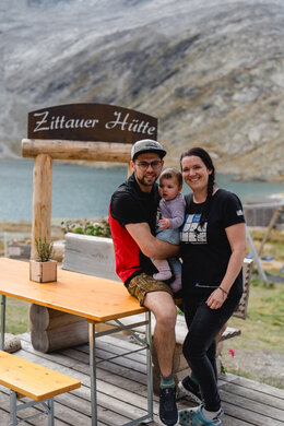 Johanna und Nicko von der Zittauer Hütte © Foto Sissi Richter