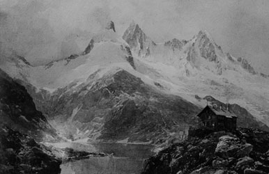 Historische Ansicht der Zittauer Hütte Alte Ansicht der Zittauer Hütte